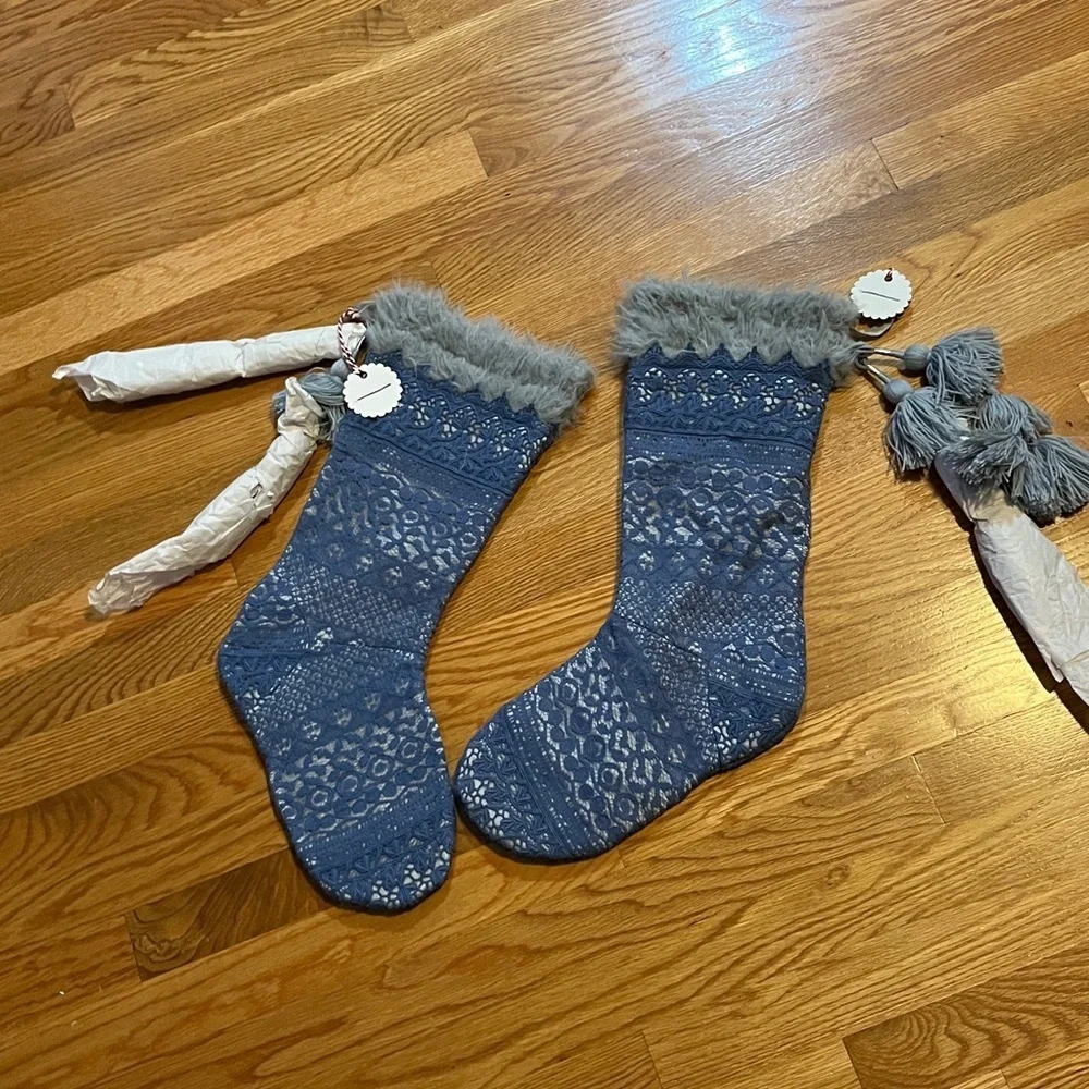 Free People One Seraphina Stocking, Blue, NWT - Picture 12 of 12